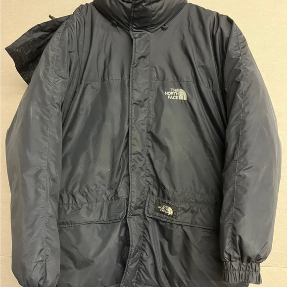 THE NORTH FACE 800 Down Jacket Puffer Jacket VTG Mens Black | Size XL - Picture 2 of 11